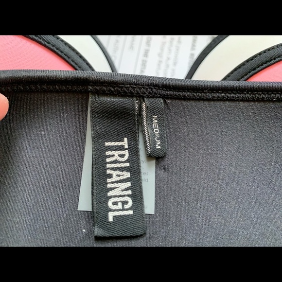 Triangl Bikini Set Neon Poppy Set Orange and Pink - Picture 4 of 5